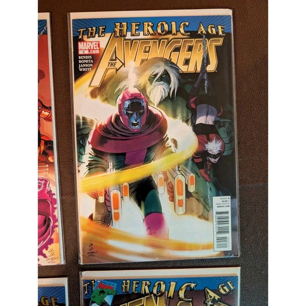 The Avengers #1 2‎ 3 4 The Heroic Age 1st Azari Lot Bendis NM (2010 Marvel)